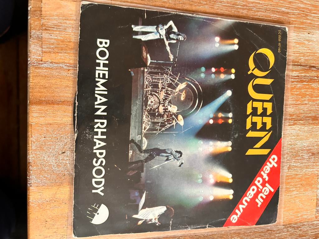 Queen - Bohemian Rhapsody 1975 Franse persing (7 inch), Cd's en Dvd's, Vinyl Singles, 7 inch, Single, Ophalen of Verzenden, Zo goed als nieuw