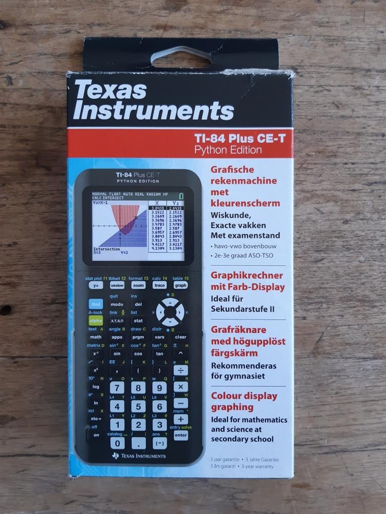 Grafische rekenmachine TI-84 Plus CE-T Python Edition, Diversen, Ophalen, Grafische rekenmachine
