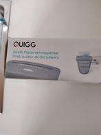 Opzet stuk papier versnipperaar., Ophalen