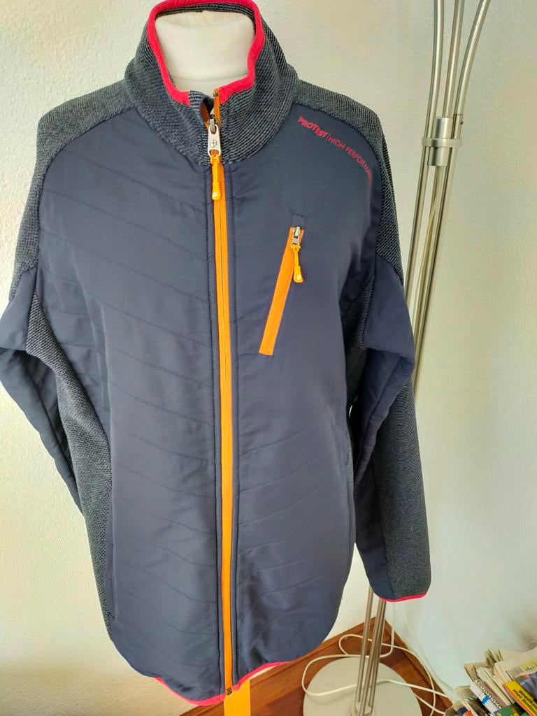 Heren jas/vest maat L merk  Protest, Maat 52/54 (L), Blauw, Protest, Ophalen of Verzenden