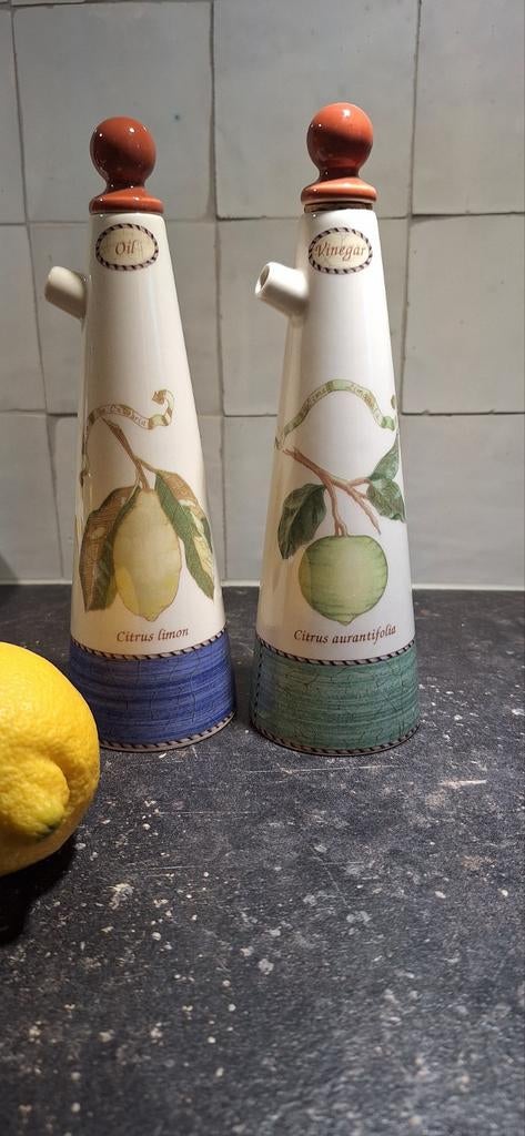 Wedgwood Sarah's Garden olie en azijn set, Overige typen, Ophalen of Verzenden, Zo goed als nieuw, Overige merken