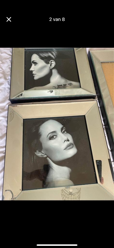 Leuke foto lijsten 3 stuks, Ophalen, Minder dan 50 cm, Gebruikt, Schilderij