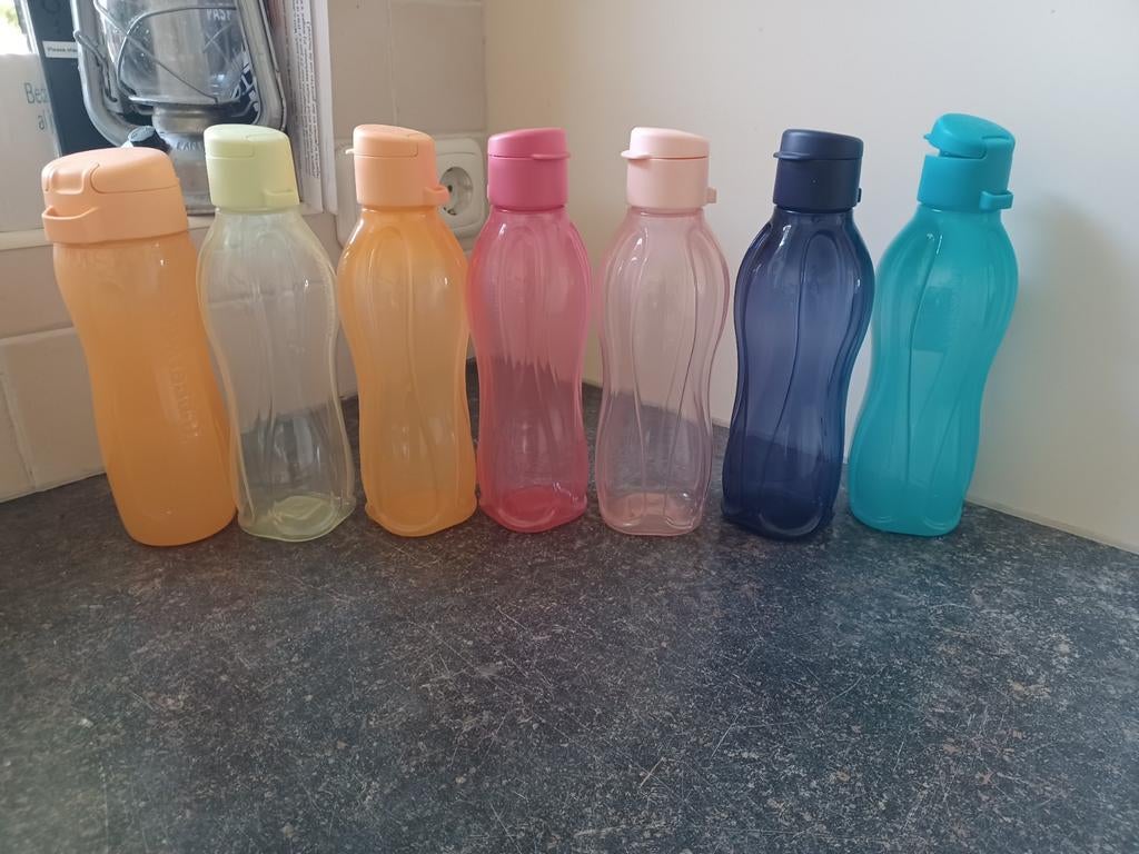 Tupperware ecofles 500ml, sportdop, eco easy 500 ml nieuw,, Ophalen of Verzenden, Nieuw, Oranje, Overige typen