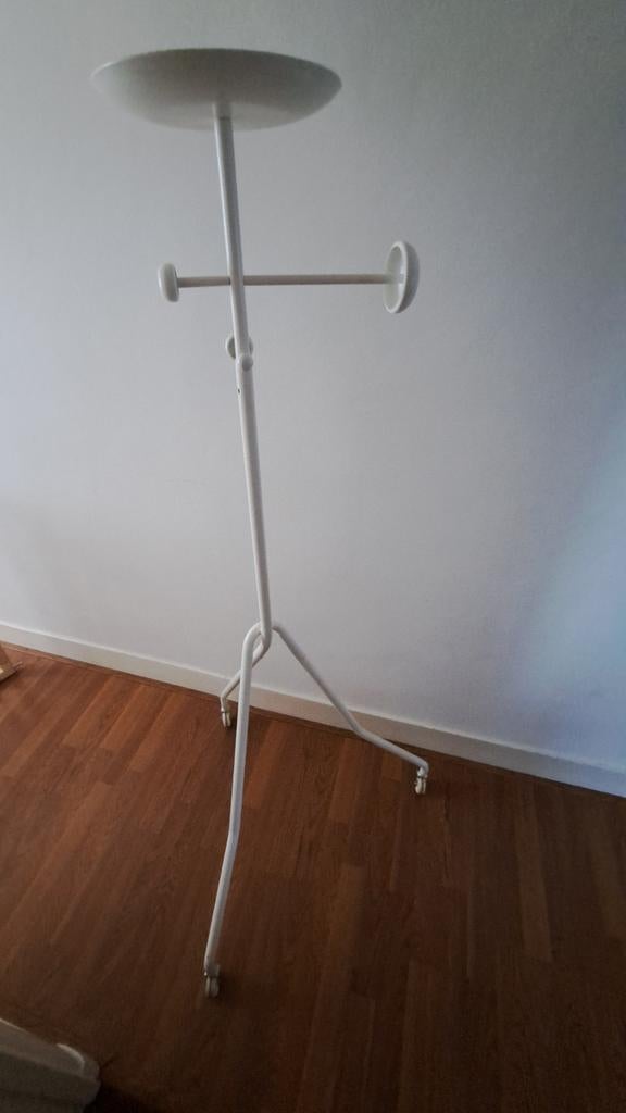 IKEA Verrijdbare Kapstok met Hoedenplank - Wit Design, Huis en Inrichting, Woonaccessoires | Kapstokken, Gebruikt, Ophalen of Verzenden