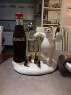 TE KOOP COCA COLA KLOKJE MET BEER, Ophalen of Verzenden, Gebruikt, Overige typen