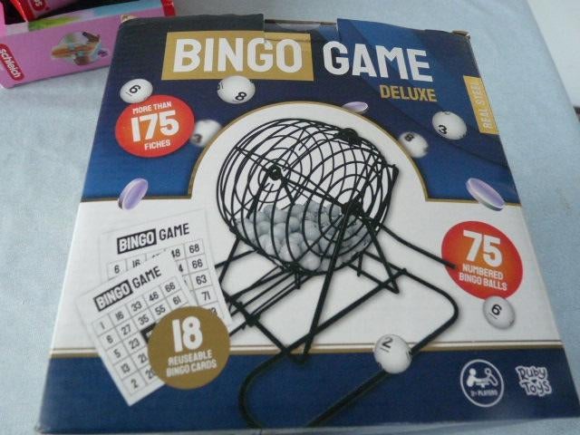 Bingomolen+kaarten+ballen+fiches nieuw in doos, Hobby en Vrije tijd, Gezelschapsspellen | Bordspellen, Vijf spelers of meer, Ophalen of Verzenden