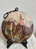 Ruscha Wandbord West-Germany Keramik 18 cm vintage, Ophalen of Verzenden