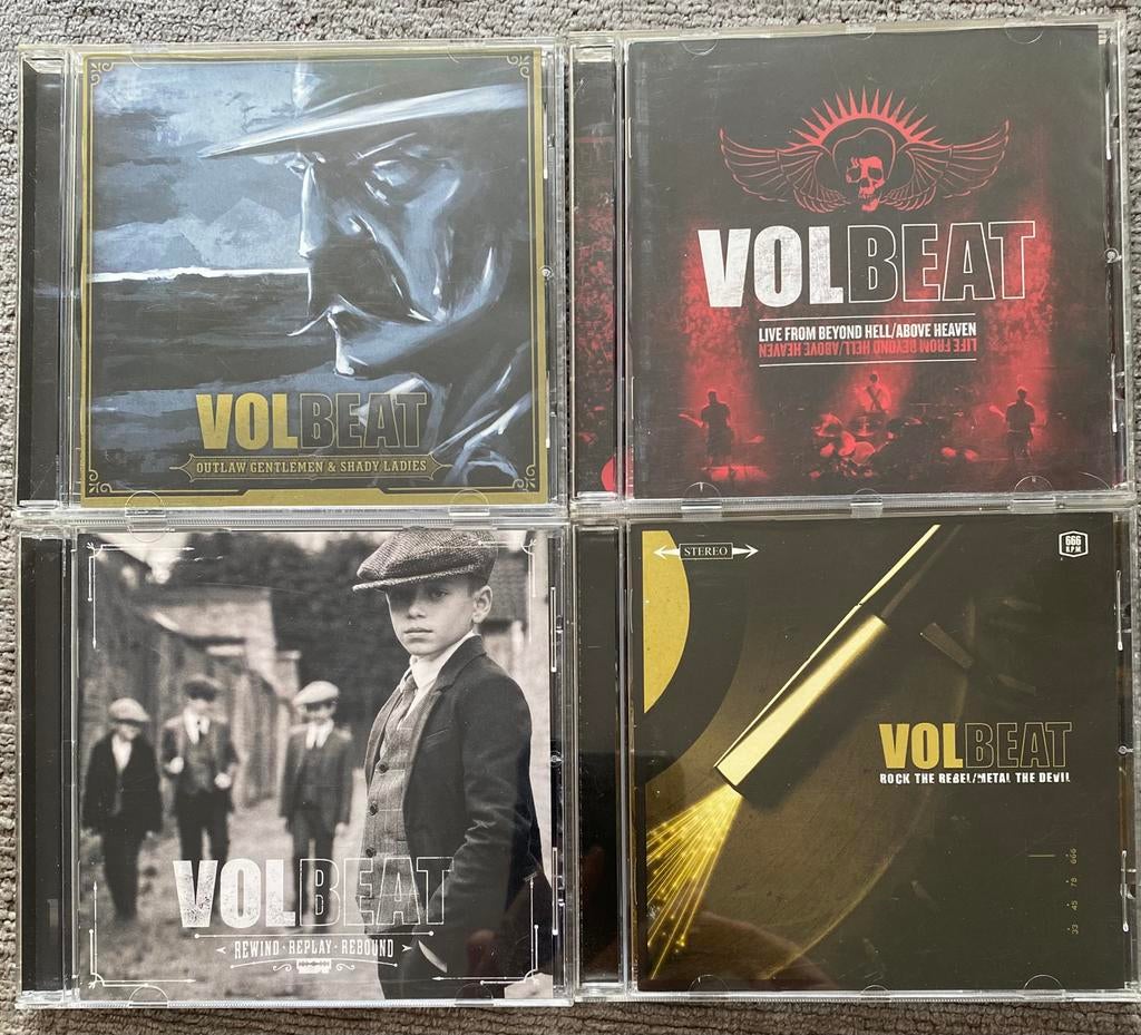 VOLBEAT 4 CD’s in nieuwstaat, Ophalen of Verzenden, Zo goed als nieuw