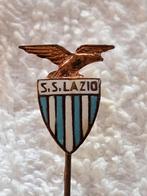 Voetbal Italië : S.S. LAZIO ROME, Fraai Emaille Speldje, Verzenden, Gebruikt, Sport, Speldje of Pin