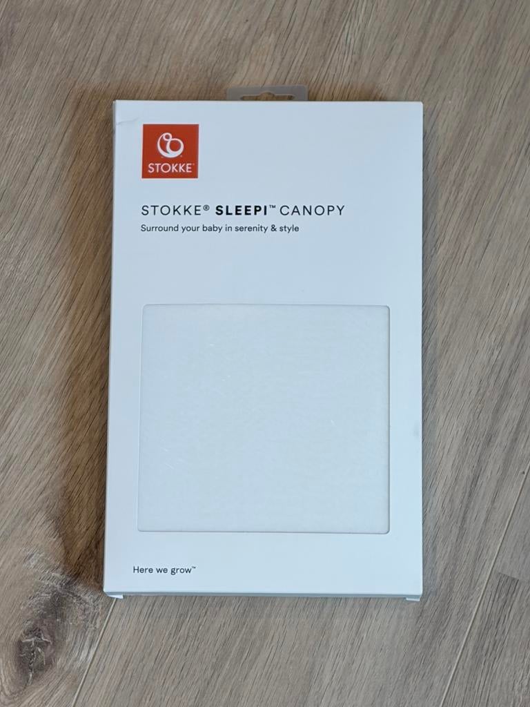 Stokke Sleepi canopy / bedhemeltje wit – Nieuw, Ophalen of Verzenden, Nieuw, Overige typen