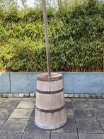 Eiken ton, Tuin en Terras, Regentonnen, 150 liter of meer, Ophalen, Gebruikt, Hout