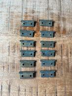 Koperen scharnieren, Doe-het-zelf en Verbouw, Hang- en Sluitwerk, Ophalen of Verzenden, Zo goed als nieuw, Koper of Messing, Scharnier