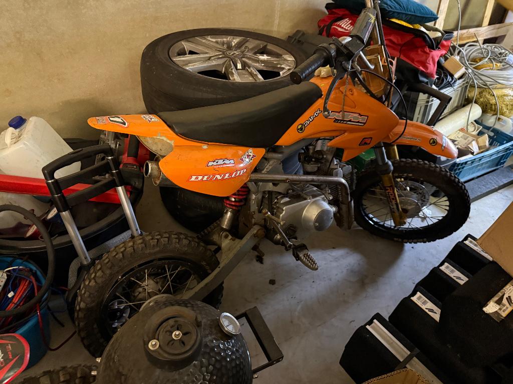 Crossmotor 125cc viertakt, opknapper, Overige merken, Gebruikt, 2 versnellingen, 125 cc