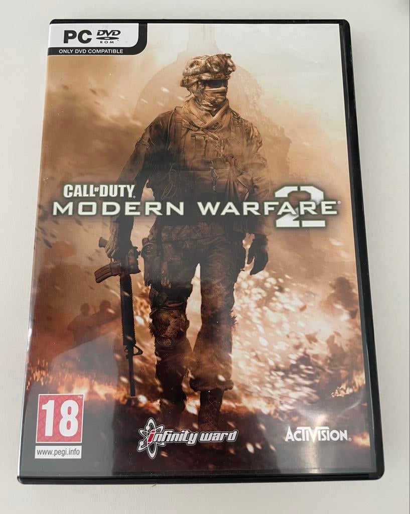 Call of Duty: Modern Warfare 2 (PC DVD), Spelcomputers en Games, Games | Pc, Online, Gebruikt, Vanaf 18 jaar, Shooter