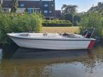 Consoleboot + buitenboordmotor + trailer, 10 tot 30 pk, Ophalen of Verzenden, 3 tot 6 meter, Buitenboordmotor