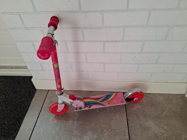 Opklapbare Kinderstep Meisje, Fietsen en Brommers, Steps, Gebruikt, Gewone step, Ophalen