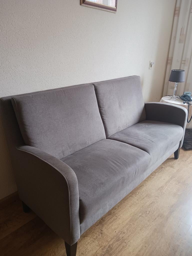 Bankstel met 2 fauteuils, Ophalen, Eenpersoons, 75 tot 100 cm, Zo goed als nieuw