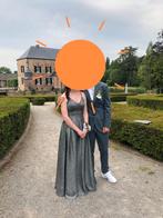 Mooie zilveren galajurk maat S en M beiden beschikbaar, Huwelijk, Ophalen of Verzenden, Zo goed als nieuw, Kleding