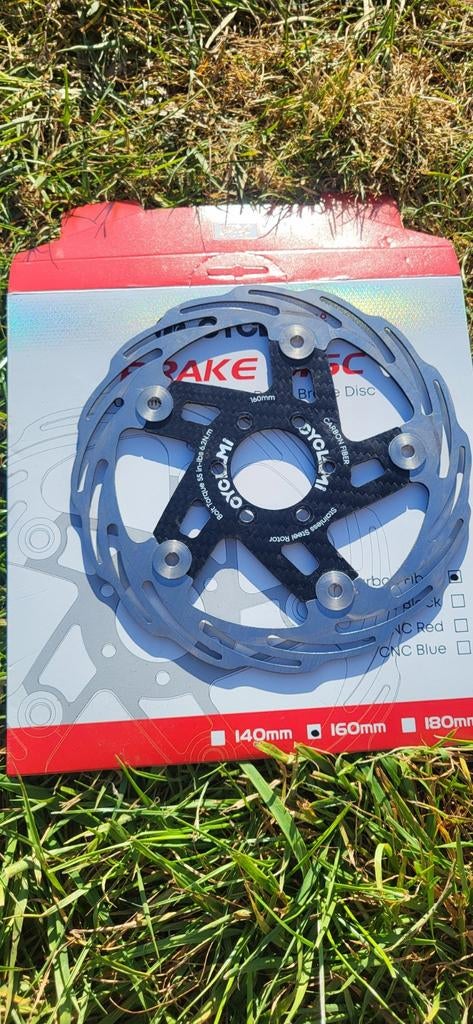 Rem schijven 160mm, Remmen, Nieuw, Staal, Elektrische fiets