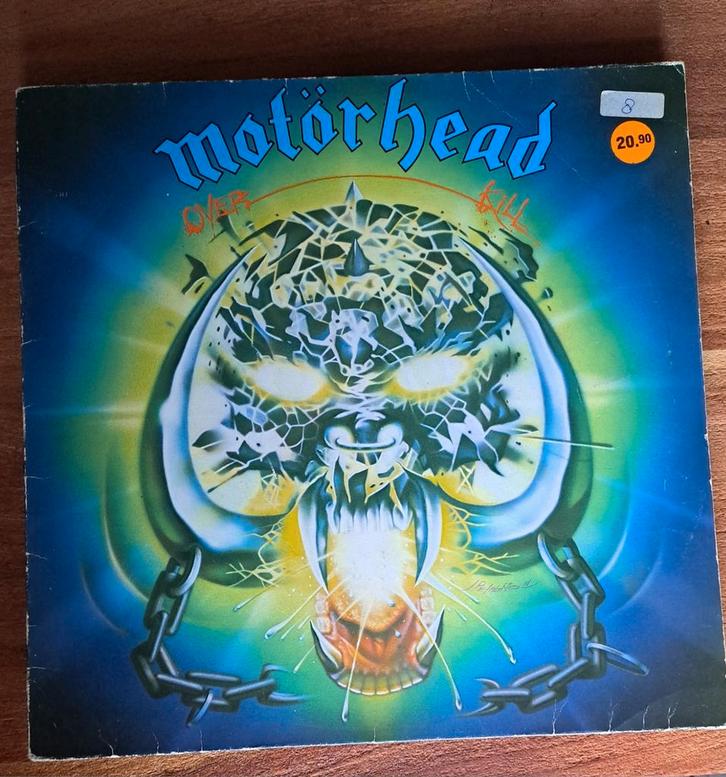 Motörhead - Overkill vinyl album (1979), Cd's en Dvd's, Vinyl | Rock, Gebruikt, Overige genres, 12 inch, Ophalen of Verzenden