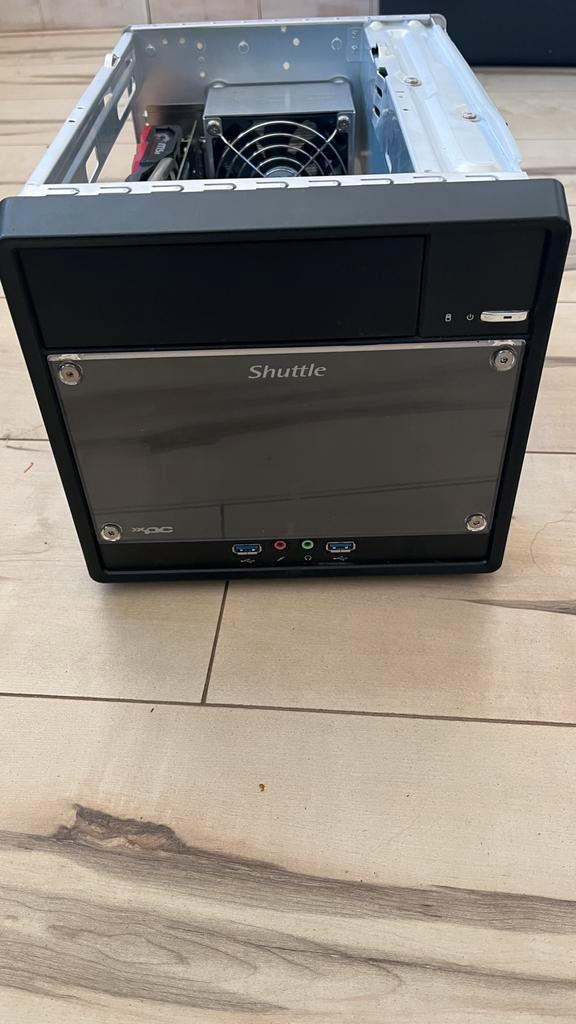 Shuttle mini PC Intel i5-16Gb, Computers en Software, Desktop Pc's, Gebruikt, 3 tot 4 Ghz, SSD, 16 GB, Met videokaart, Gaming