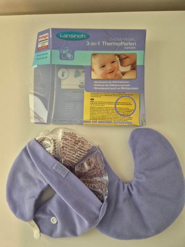 Lansinoh 3-in-1 ThermoPerlen Borst Compressen, Ophalen of Verzenden, Zo goed als nieuw