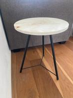 Marmertafel met los blad - eenvoudig te repareren, Overige materialen, Minder dan 55 cm, Gebruikt, Rond