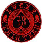 Lucky 13 stoffen opstrijk patch embleem #6, Ophalen of Verzenden, Nieuw, Bedrijf of Vereniging