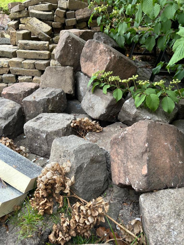 Natuursteen kasseien, Ophalen, Overige materialen, Gebruikt, Kei