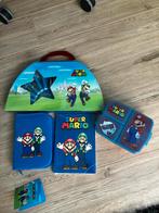 Super Mario Bros tekenset + gratis broodbak, Ophalen of Verzenden, Zo goed als nieuw, Jongen of Meisje
