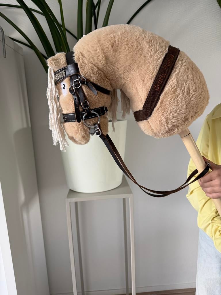 Crafty Ponies Hobby Horse Palomino SET, Ophalen, Gebruikt, Jongen of Meisje