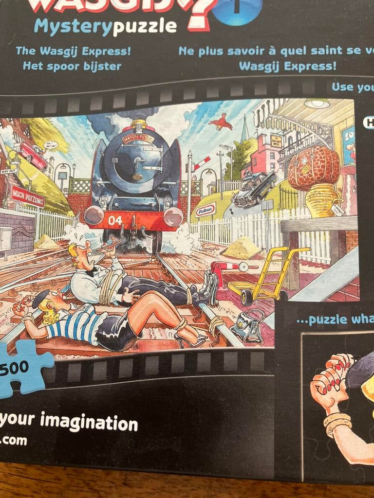 Wasgij puzzel 500 stukjjes  7.50 euro,  gepast betalen, Hobby en Vrije tijd, Denksport en Puzzels, Ophalen, 500 t/m 1500 stukjes