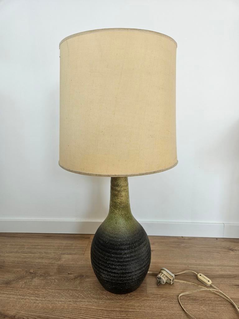 Vintage Mobach tafellamp - Aardewerk met unieke glazuur, Antiek en Kunst, Ophalen