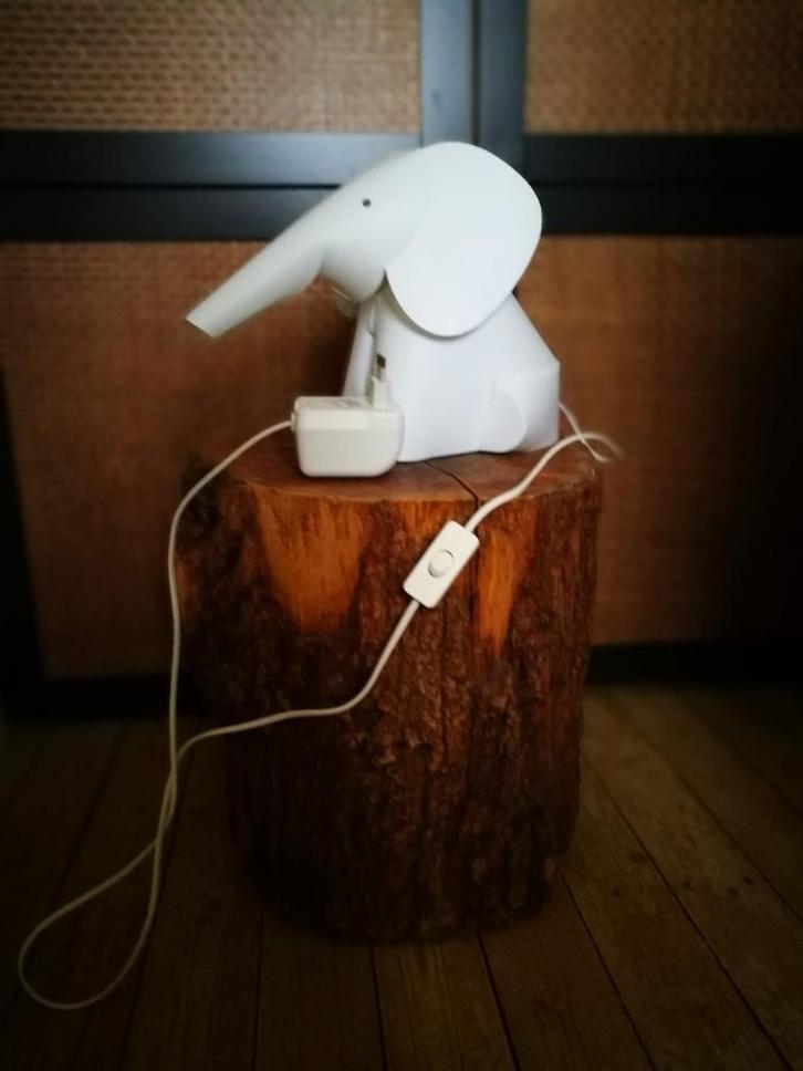 Olifantlamp, Elephant, ZzzooLight, R. Razani, Officina Crea, Huis en Inrichting, Lampen | Tafellampen, Zo goed als nieuw, Minder dan 50 cm