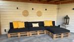 Comfort Palletbank loungeset tuinmeubels lounge set tuin, Ophalen, Gebruikt, 6 zitplaatsen, Loungeset