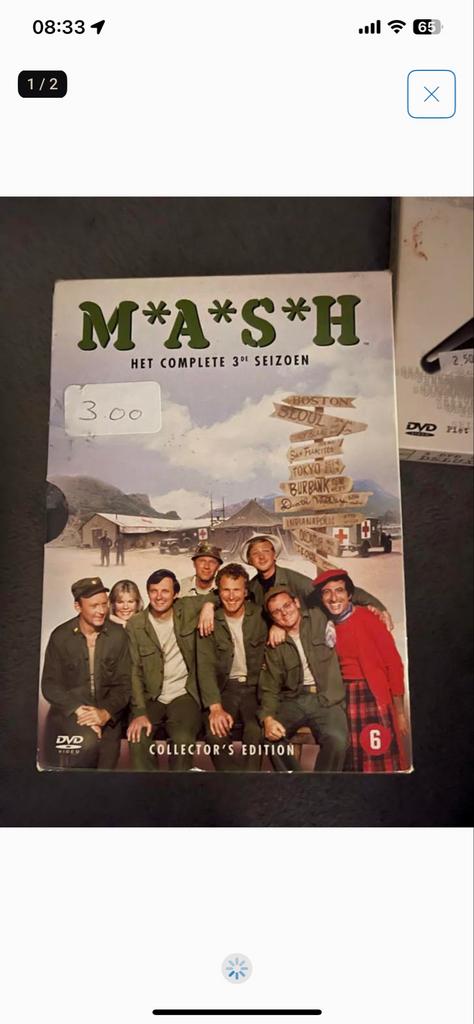 M*A*S*H Het Complete 3e Seizoen DVD Boxset, Gebruikt, Boxset, Ophalen of Verzenden, Komedie