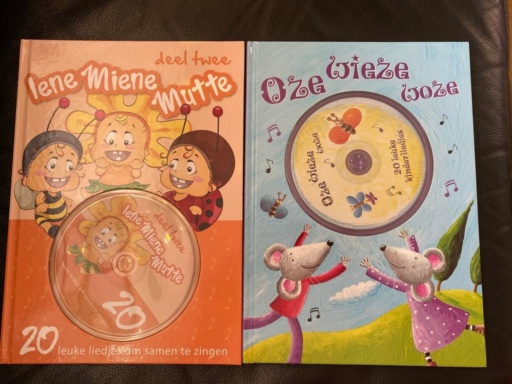 Iene Miene Mutte & Oze Wieze Woze -Kinderliedjes boeken CD's, Ophalen of Verzenden, Zo goed als nieuw