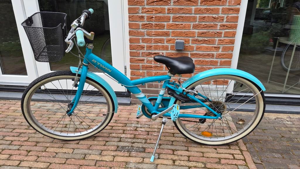 Btwin Original 500 fiets 24 inch blauw, Fietsen en Brommers, Fietsen | Meisjes, Ophalen, 24 inch, Versnellingen, Zo goed als nieuw