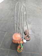 takel kettingtakel, Ophalen, Gebruikt, Handmatig