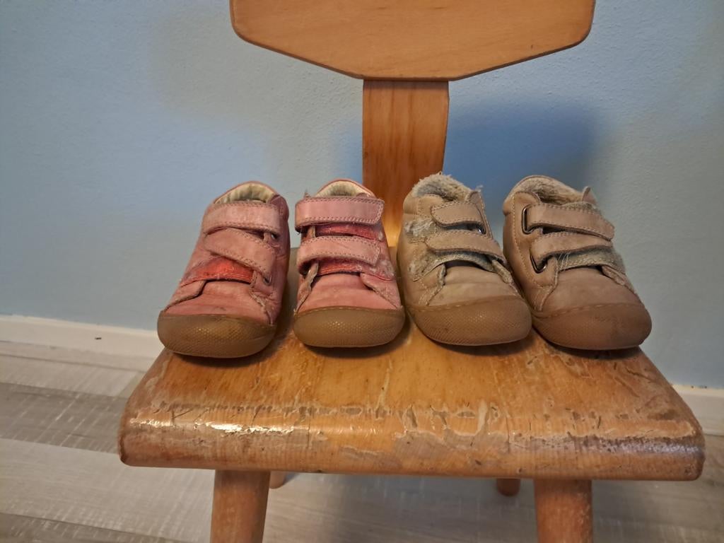 Twee paar Naturino leren schoentjes maat 24, Kinderen en Baby's, Kinderkleding | Schoenen en Sokken, Ophalen of Verzenden, Gebruikt