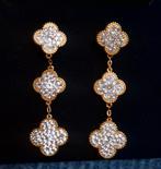 Klaver oorbellen clover earrings, Ophalen, Overige materialen, Nieuw, Knopjes of Stekers