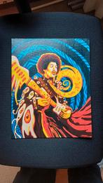 Schilderij Jimi Hendrix 24x30 cm, Antiek en Kunst, Ophalen of Verzenden