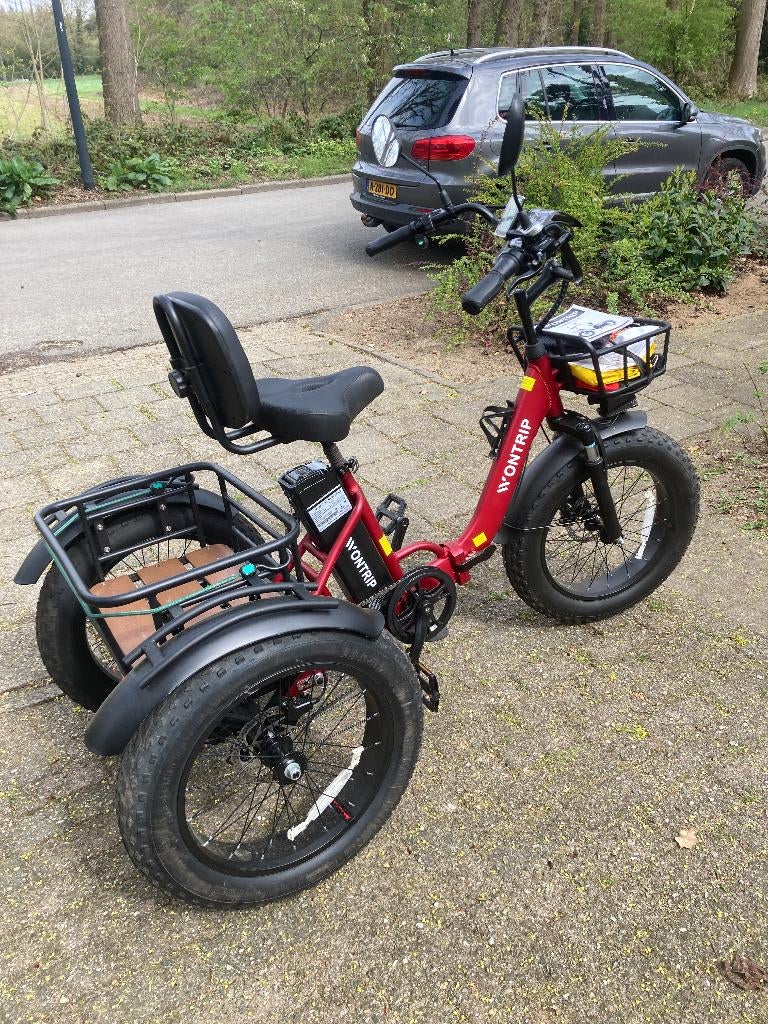 Fat-bike driewieler (opvouwbare cargo trike) NIEUW, Ophalen of Verzenden, Nieuw, Wontrip