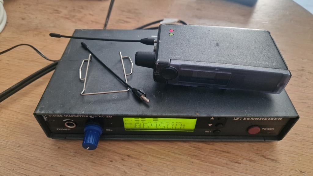 Sennheiser EW300 G1 IEM Set - Zender & Bodypack, Muziek en Instrumenten, Microfoons, Ophalen of Verzenden, Gebruikt, Overige typen