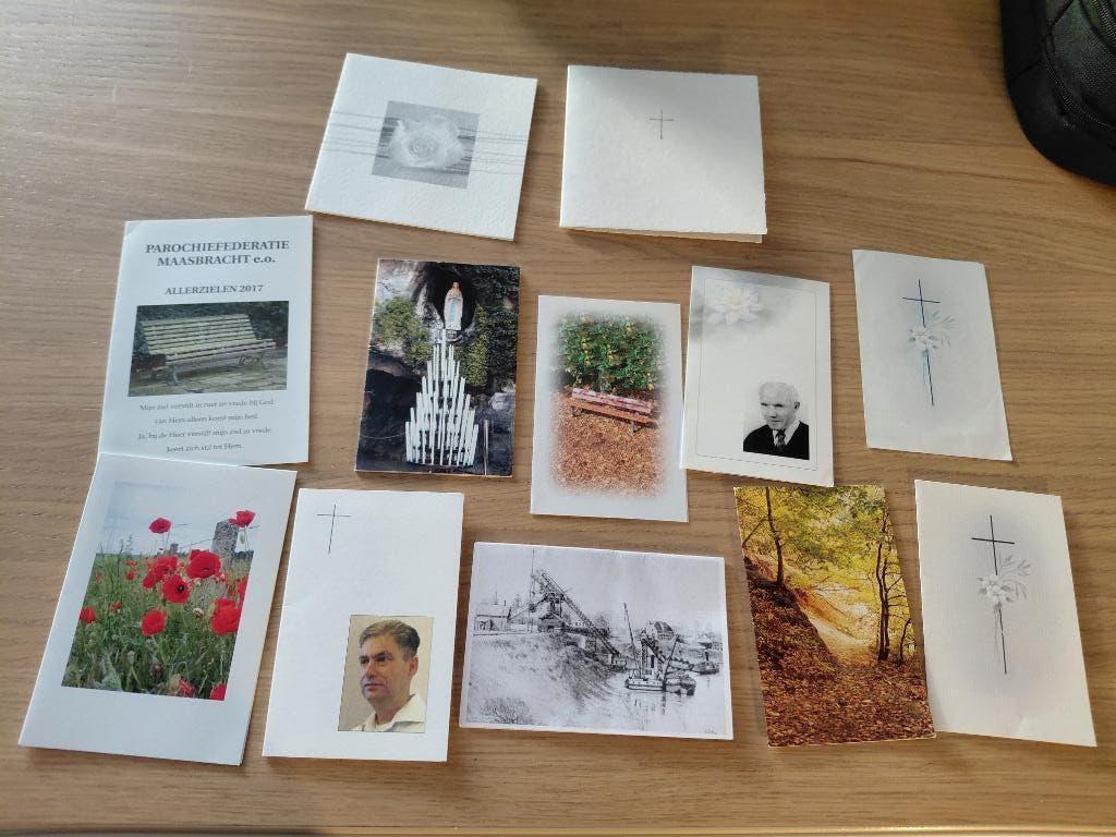 12 bidprentjes, Ophalen of Verzenden, Bidprentje