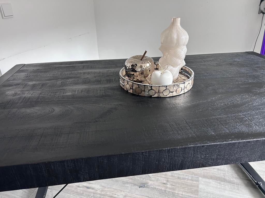 Eettafel Mangohout 140x80, Huis en Inrichting, Tafels | Eettafels, Ophalen, 100 tot 150 cm, 50 tot 100 cm, Zo goed als nieuw