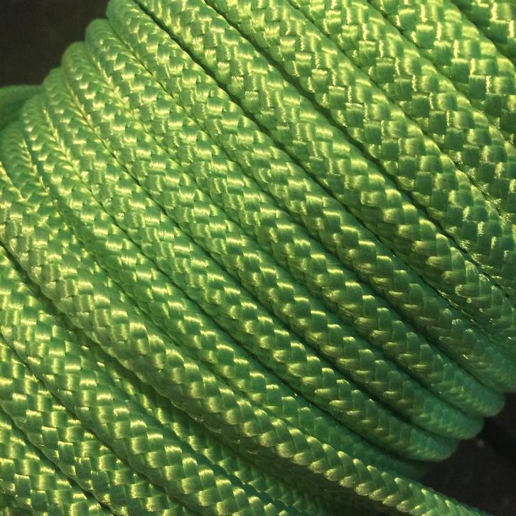 TOUW POLYESTER 6mm/50mtr  fluor-groen, Watersport en Boten, Accessoires en Onderhoud, Nieuw, Overige typen, Ophalen