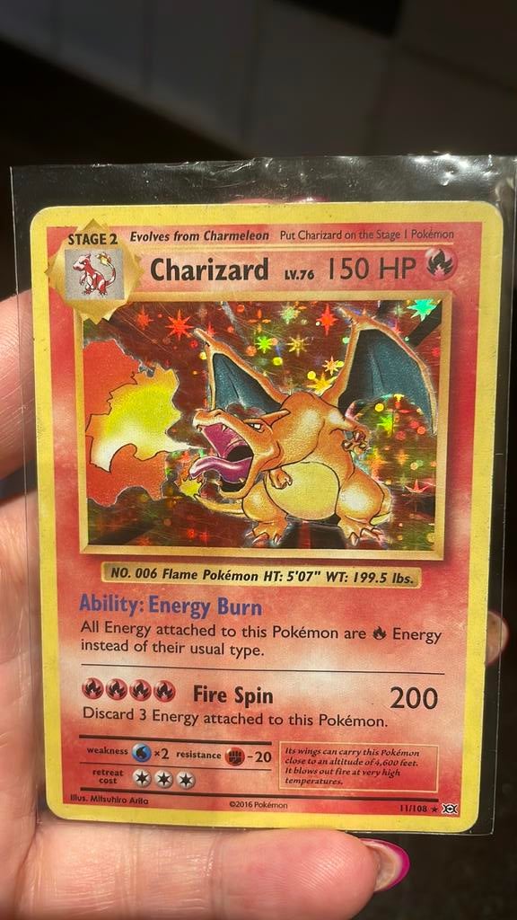 Pokémon kaarten Charizard en Nidoking, Hobby en Vrije tijd, Verzamelkaartspellen | Pokémon, Ophalen, Zo goed als nieuw, Meerdere kaarten