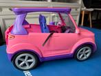 Barbie SUV Cabrio & Pop Podium met Drums en Accessoires, Ophalen of Verzenden, Gebruikt, Meisje