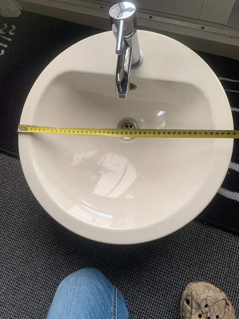 Alape waskom, Minder dan 50 cm, Overige typen, Ophalen of Verzenden, Zo goed als nieuw